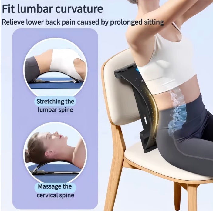 3-stufig verstellbarer Rückenstrecker & Haltungskorrektor