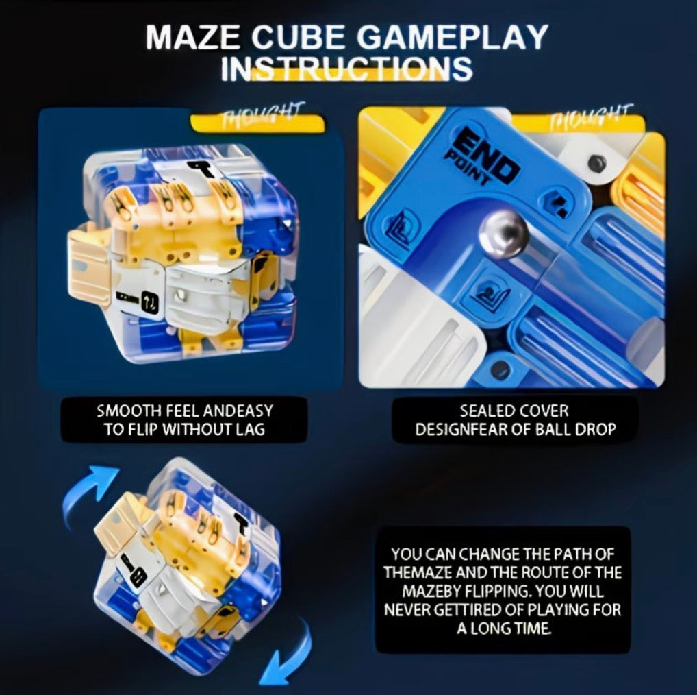 3D Labyrinth Würfel Perlen Puzzle - ein Denkspiel