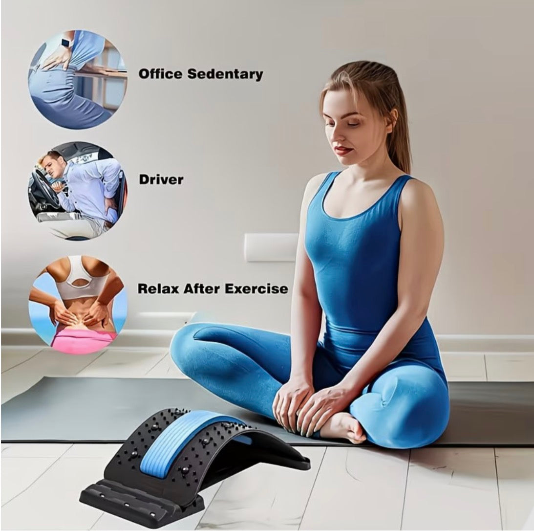 3-stufig verstellbarer Rückenstrecker & Haltungskorrektor