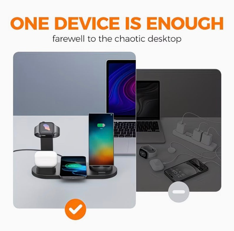 Kabellose Ladestation 3in1